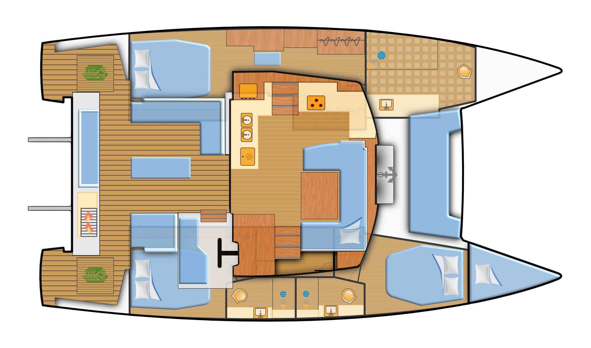 Fountaine Pajot Elba 45 Balu