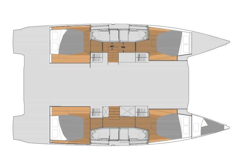 Fountaine Pajot Elba 45 Gelos
