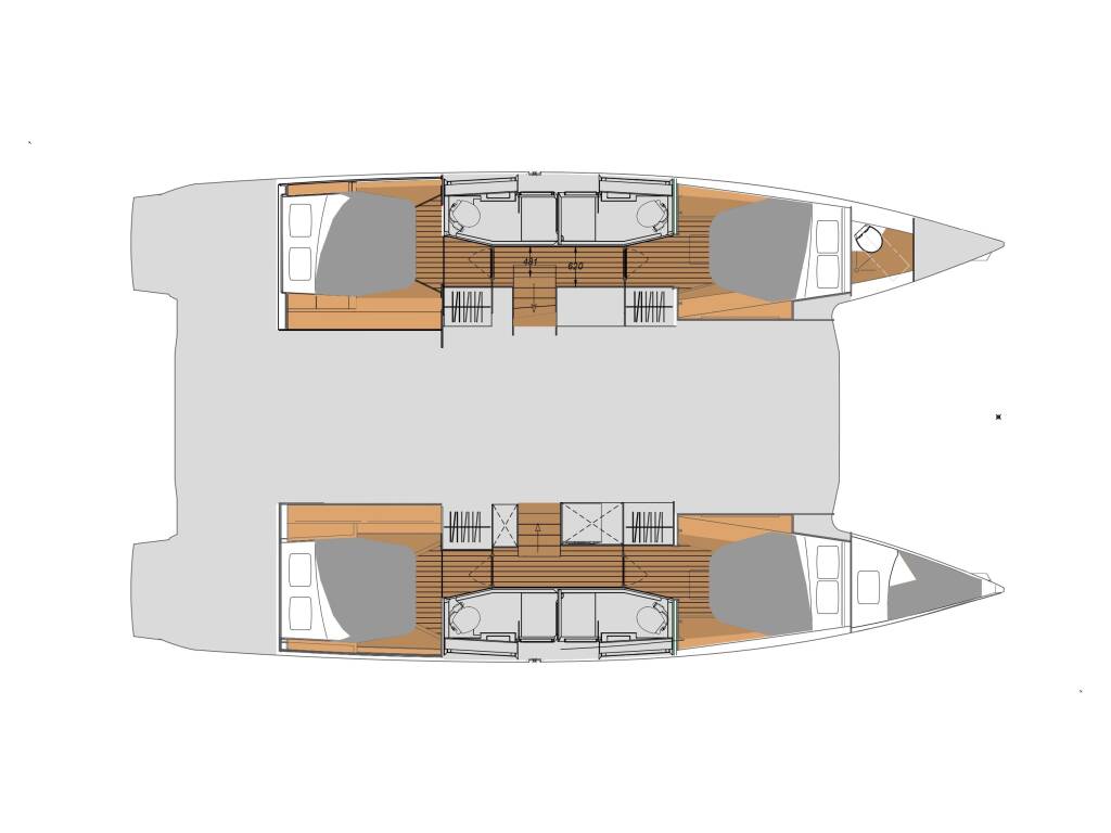 Fountaine Pajot Elba 45 Ruinart