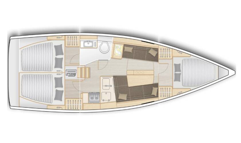 Hanse 348- 3 cab. Nausicaa