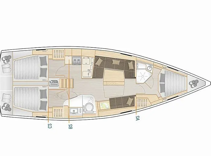 Hanse 418 Themisto
