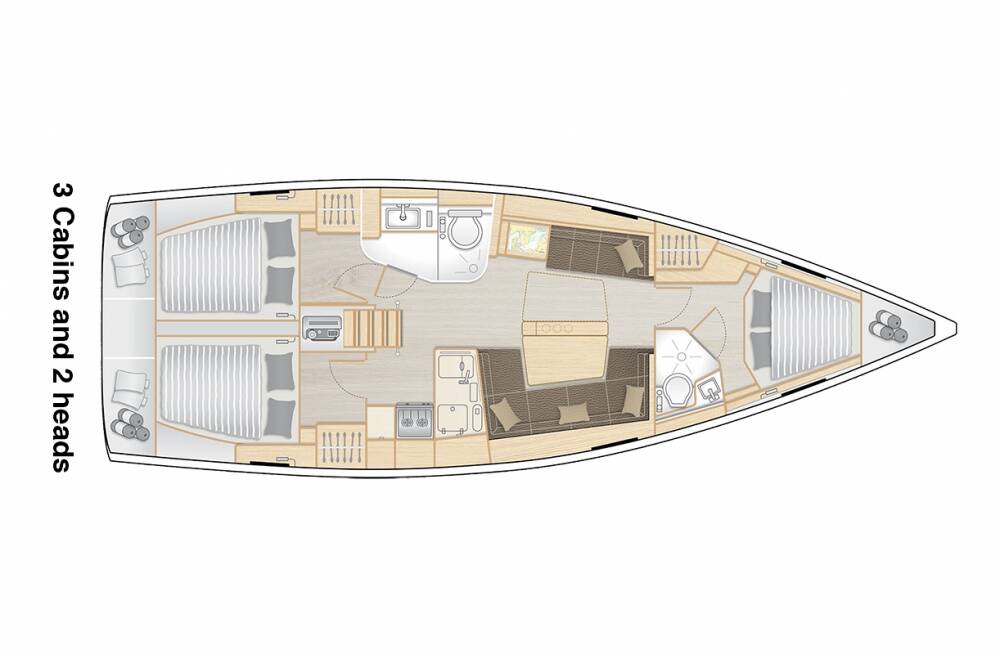 Hanse 418 Azur