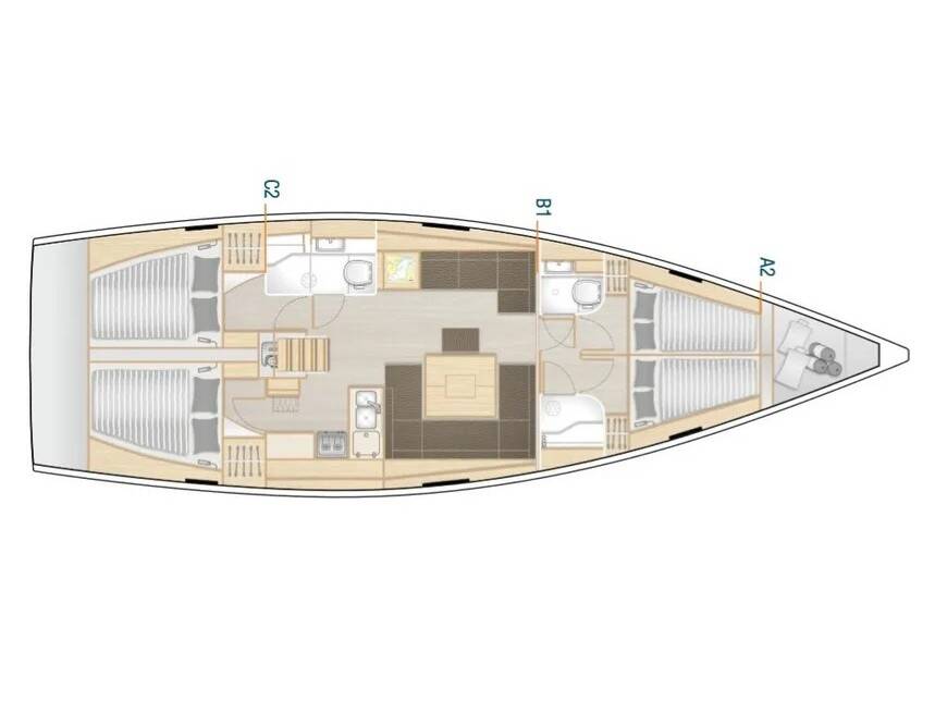 Hanse 458 Xristina