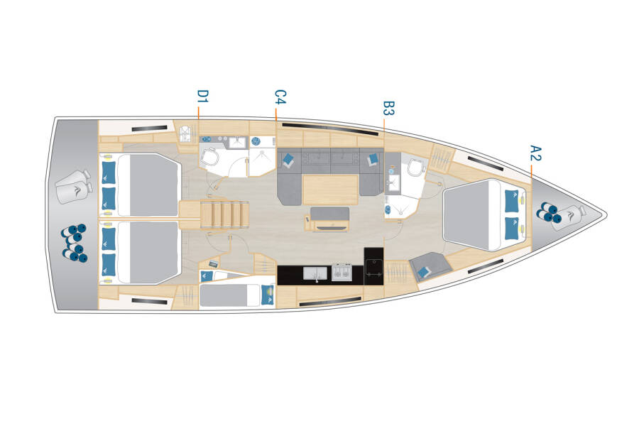 Hanse 460 Dioscuri – OW