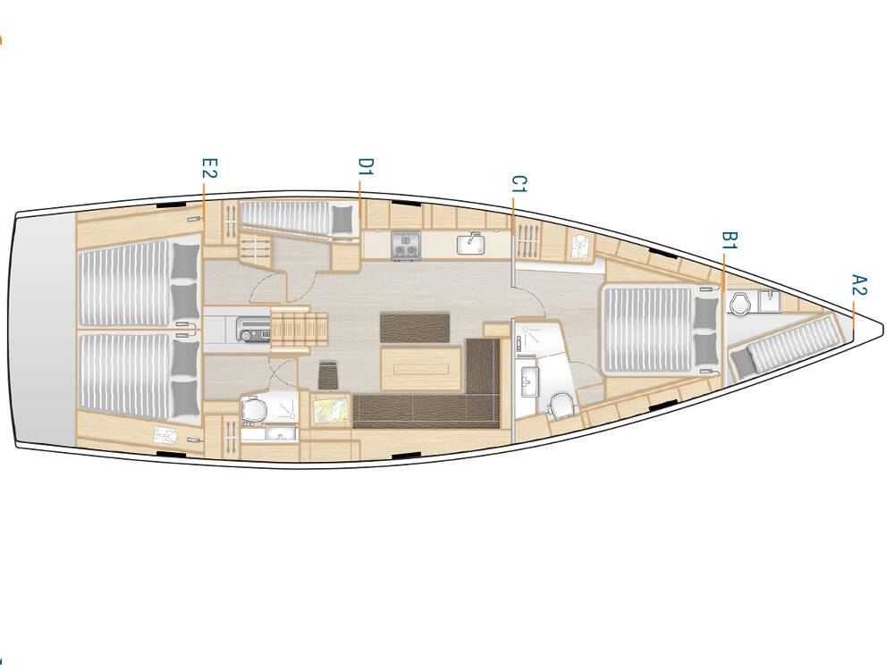 Hanse 508 Charlabelle - OW