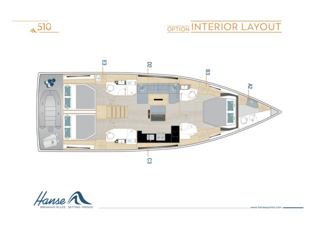 Hanse 510 Sea Emerald