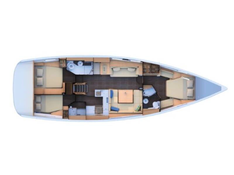 Jeanneau 51 Recovery Room