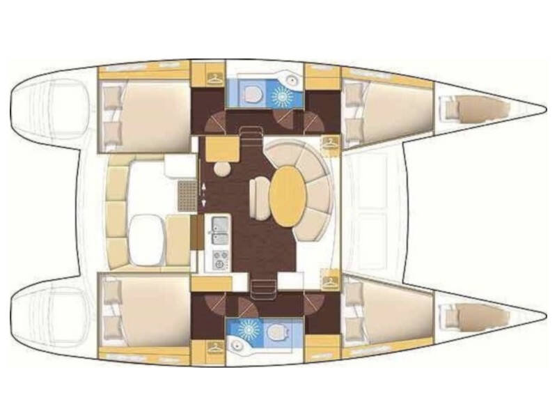 Lagoon 380 S2 Malvasia - Standard line