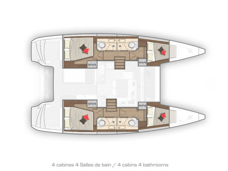 Lagoon 40 BYE BYE 2020 (air condition, generator)