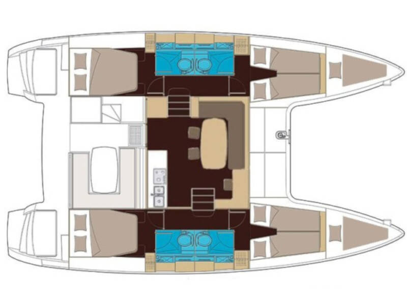 Lagoon 400 S2 Adorable - Standard line