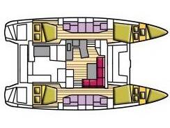 Lagoon 42 Benetnash II (GND) (A/C, WM, Generator, Inverter)