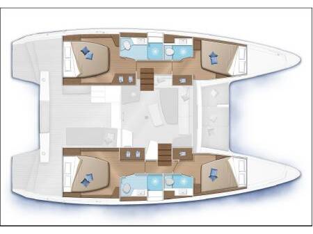 Lagoon 42 Blue Eyes (WM, Inverter, Fans)