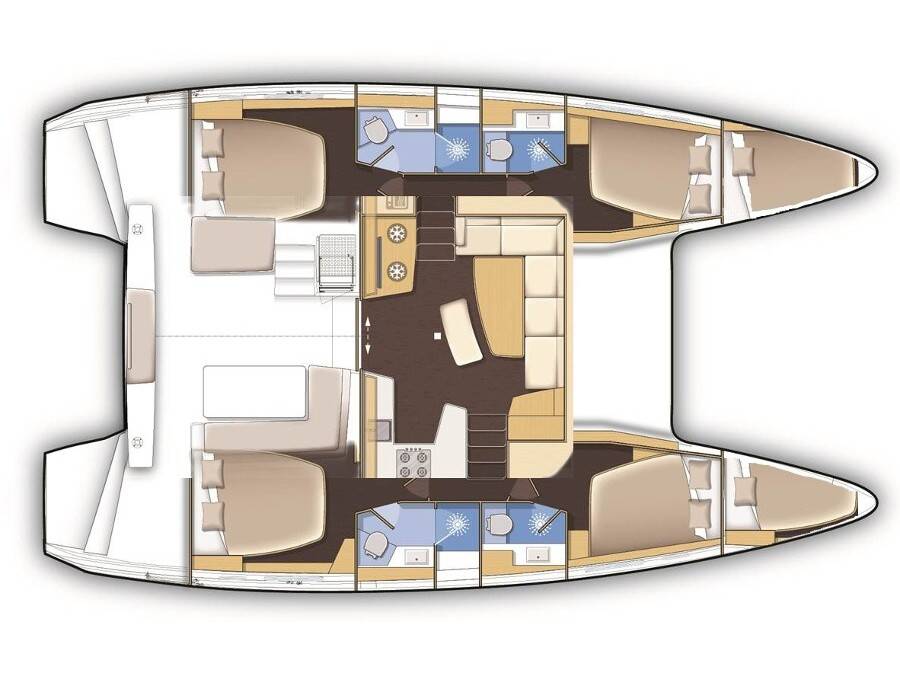Lagoon 42 Catalina | A/C generator watermaker