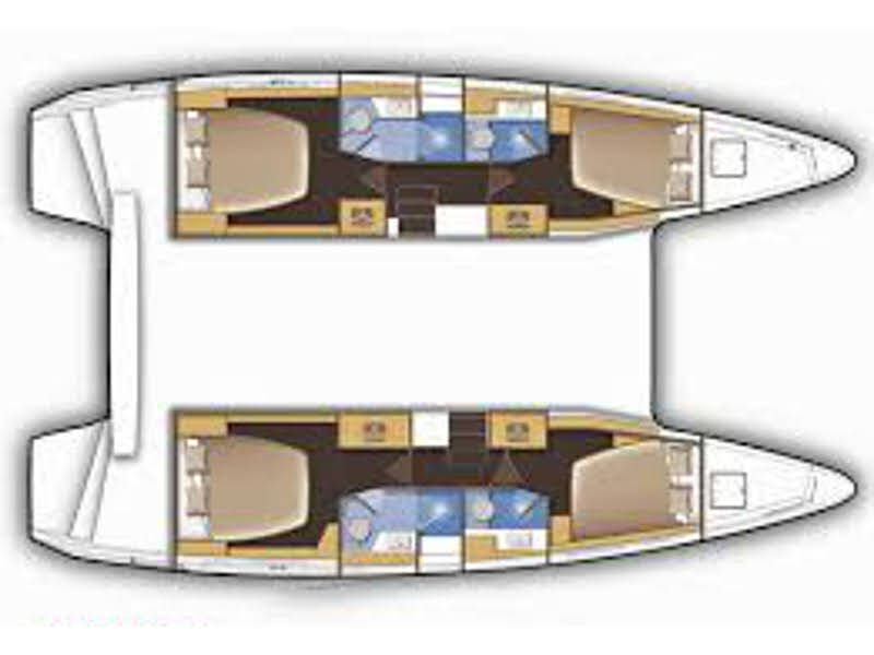 Lagoon 42 Cappero - Standard line