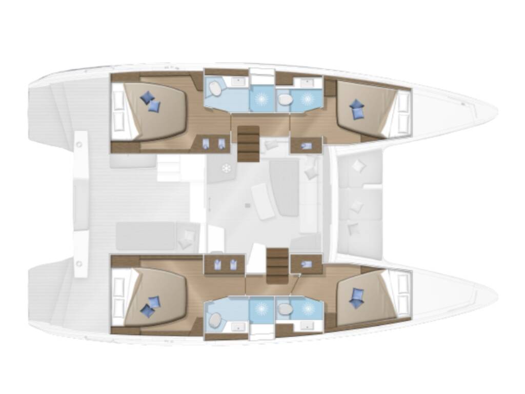 Lagoon 42 Bellatrix (A/C,Electric Heads)