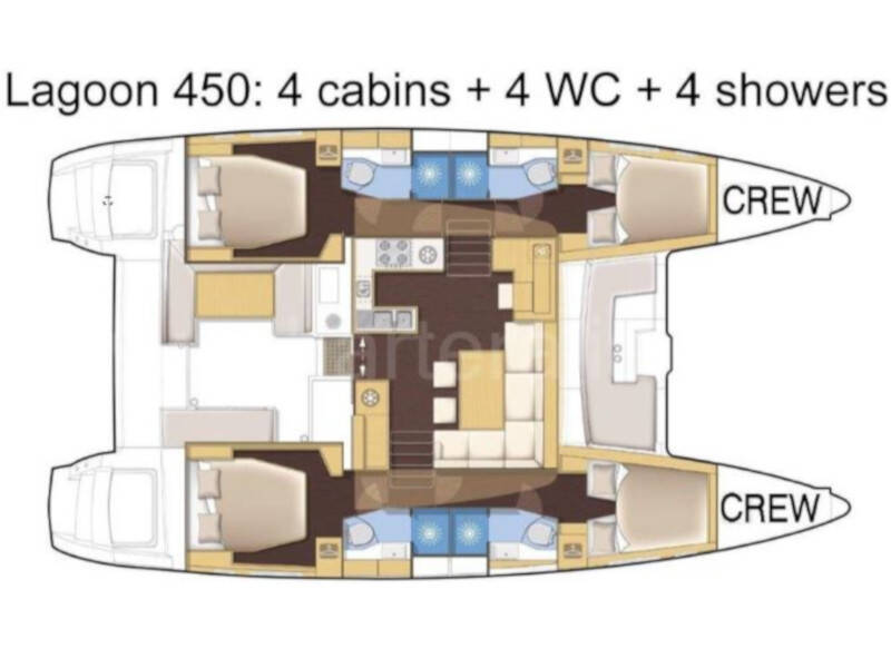 Lagoon 450 Fly IRIS IV