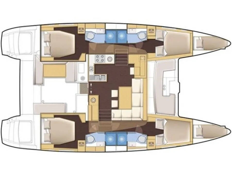 Lagoon 450  Fly GIN TONIC (generator, air condition, water maker, bowthruster, 2 SUP free of charge)