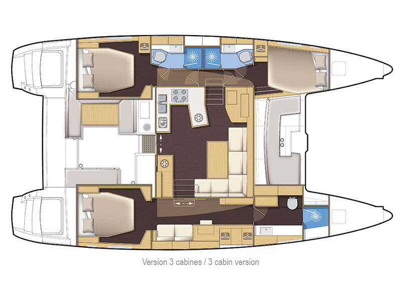 Lagoon 450 Fly Didyme - Standard line