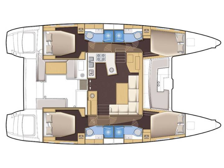 Lagoon 450  Flybridge HYDRAVIII