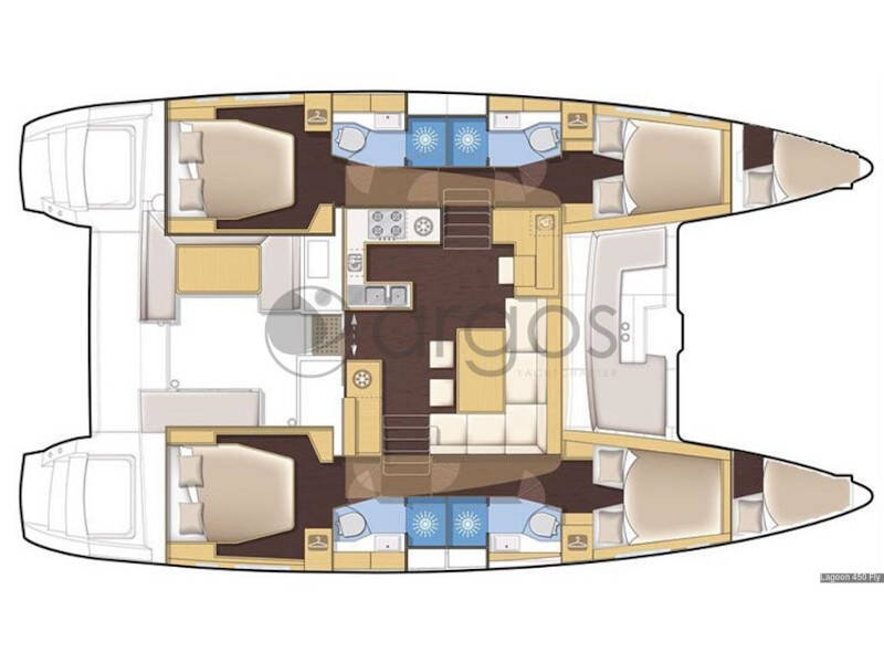 Lagoon 450  Flybridge Oceana (VIP Equipment incl A/C, Generator, Water Maker, PS 4, Dishwasher, Washer+Dryer)