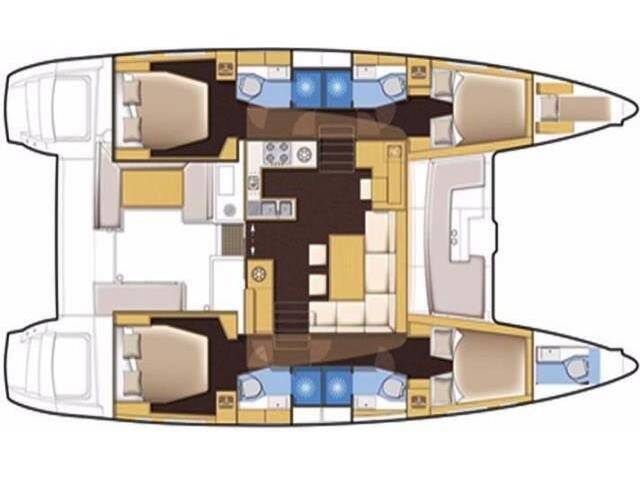 Lagoon 450  Flybridge Lu Lu