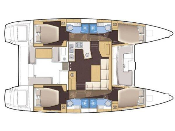 Lagoon 450  Flybridge SILICIA 