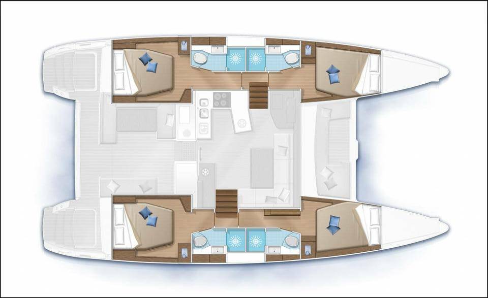 Lagoon 450 S Blue Diamond