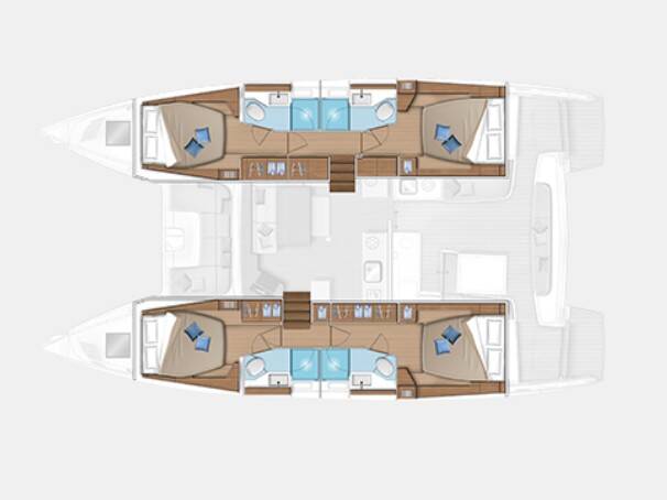 Lagoon 46  Flybridge PEGASUS