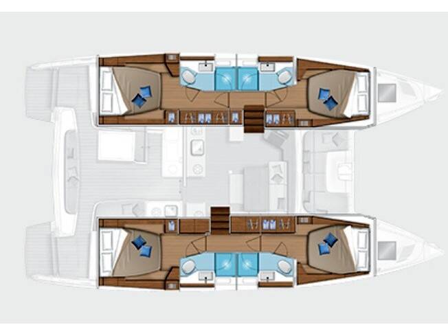 Lagoon 46 Big Cucuncio - Premium Crewed line