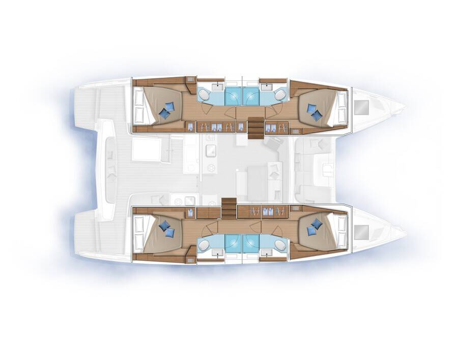 Lagoon 46 Ledi - Premium Crewed line