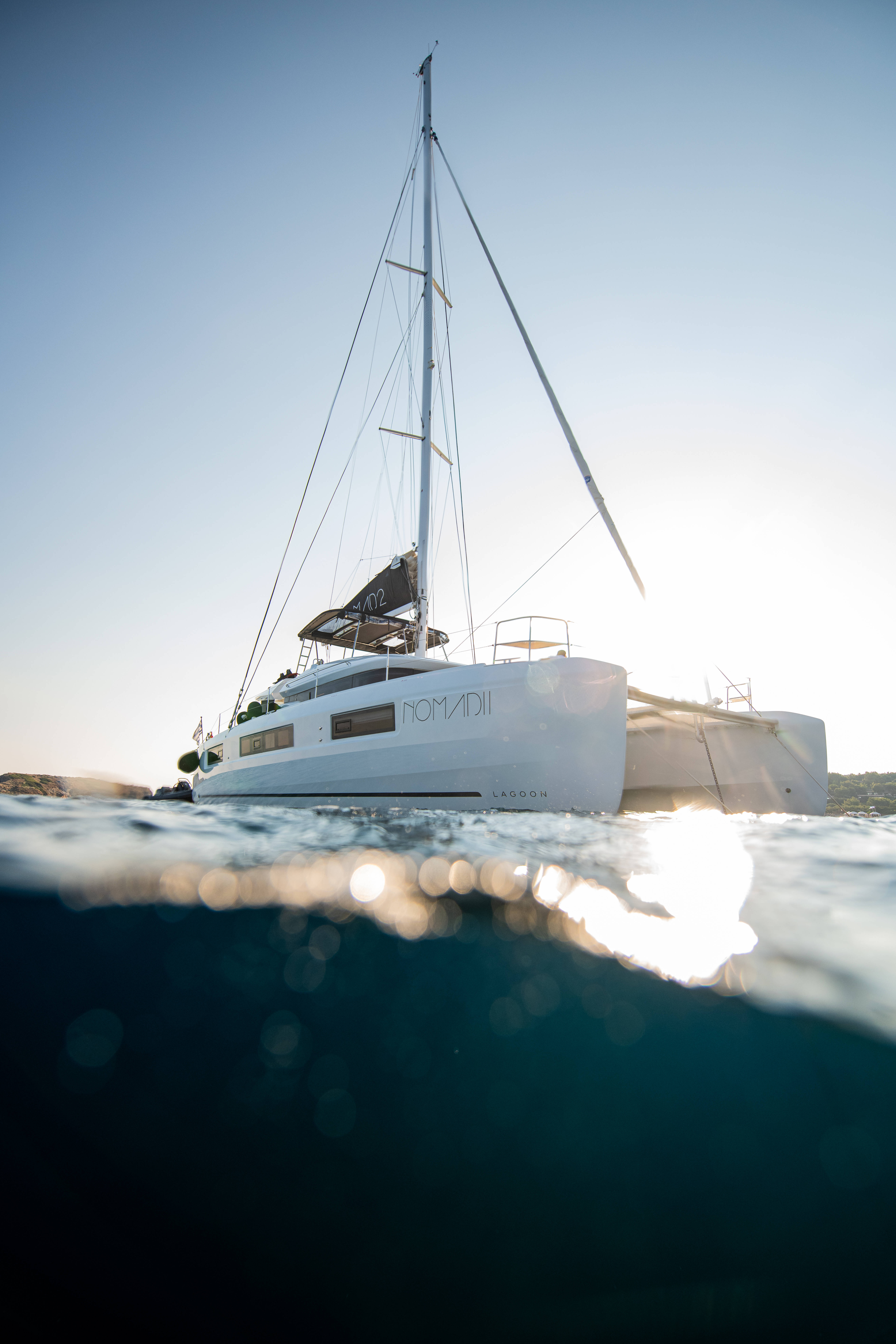 Lagoon 50 NOMAD II (VIP EQUIPPED, Generator, Air-condition, watermaker, Hydraulic swim platform, wine cooler, 2 SUP, 2 tubes, Waterski, fishing equipment, snorkeling equipment) 