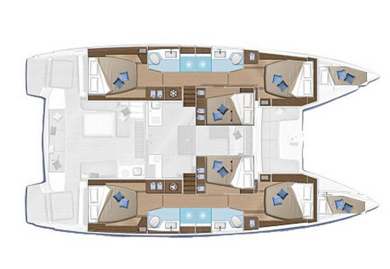 Lagoon 50 CU Sailing (Docs Holiday)