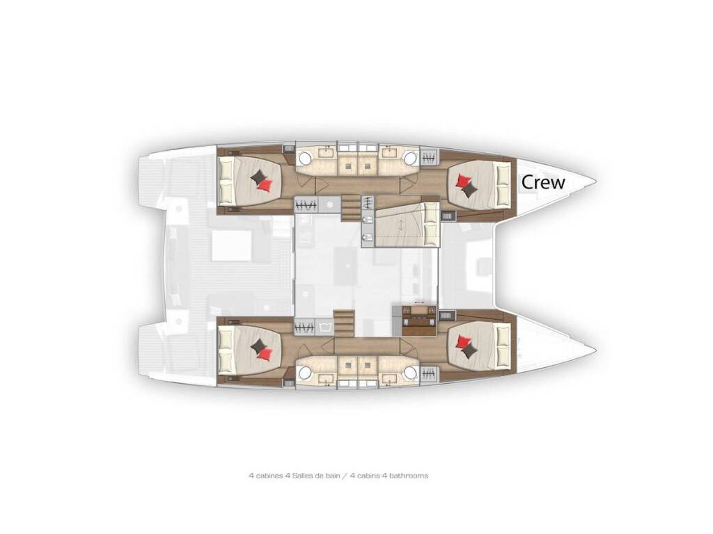 Lagoon 50F Captain Morgan w