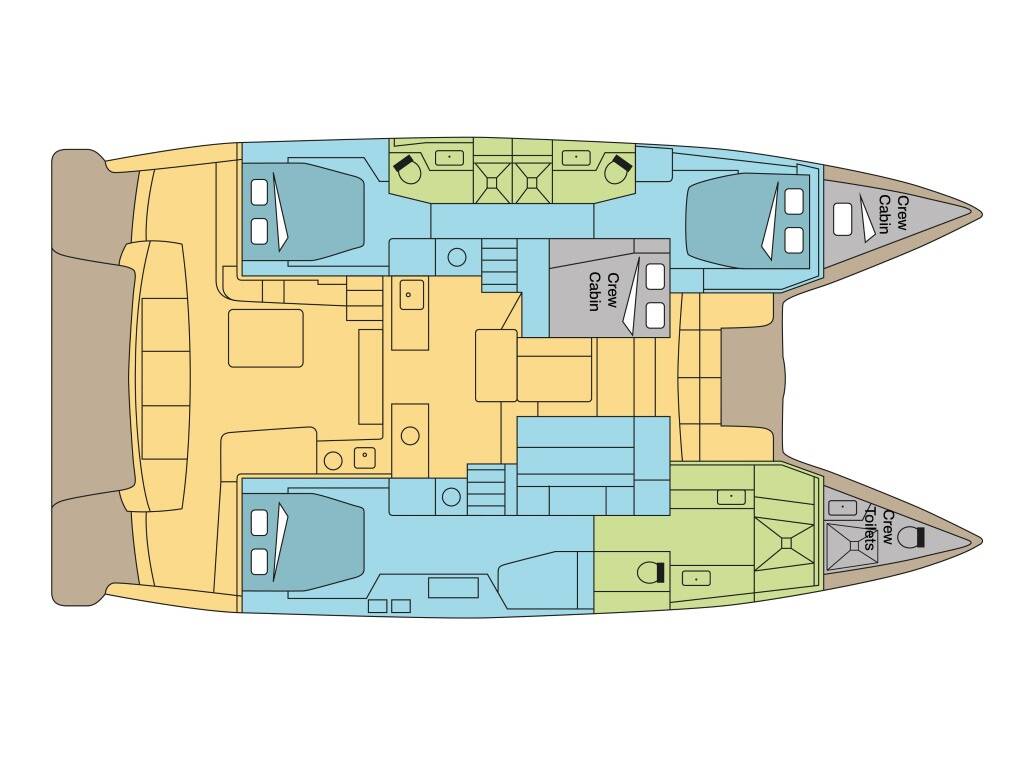 Lagoon 51 OW CATWALK