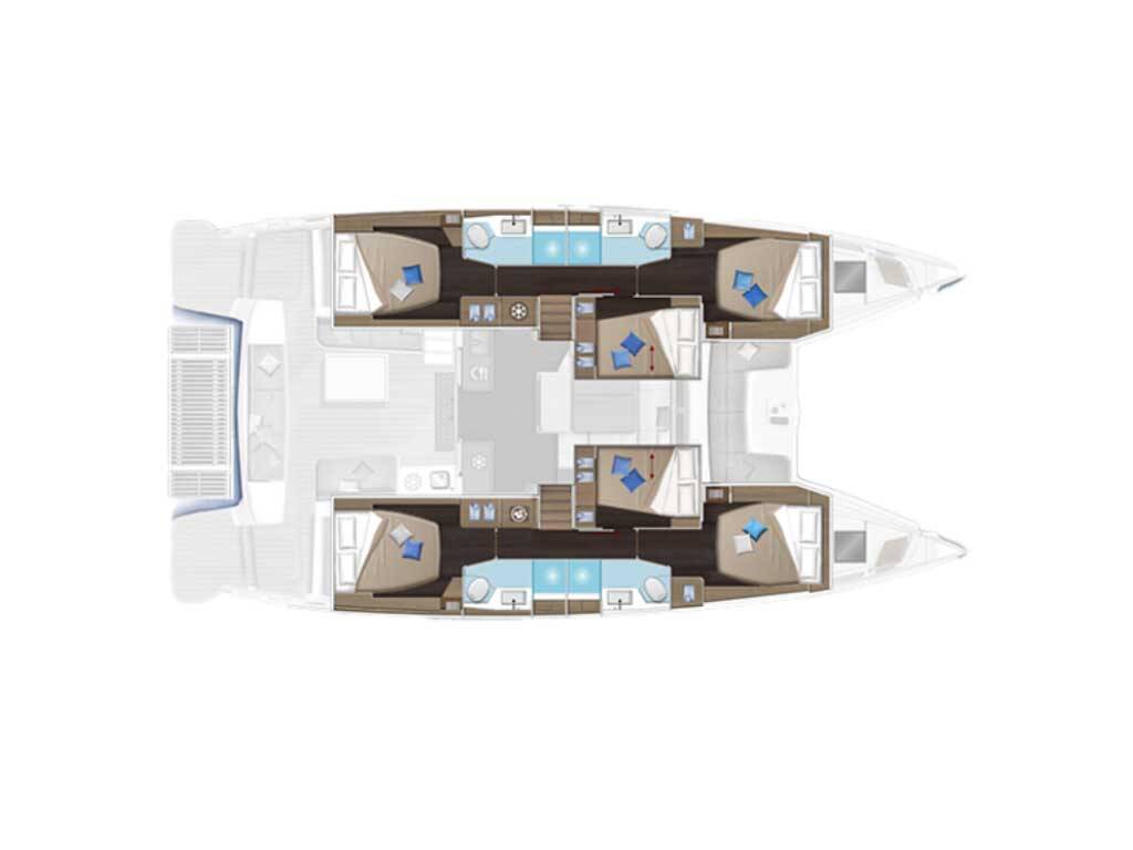 Lagoon 51 Athena Blu
