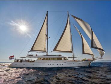 Luxury motor sailer Lady Gita
