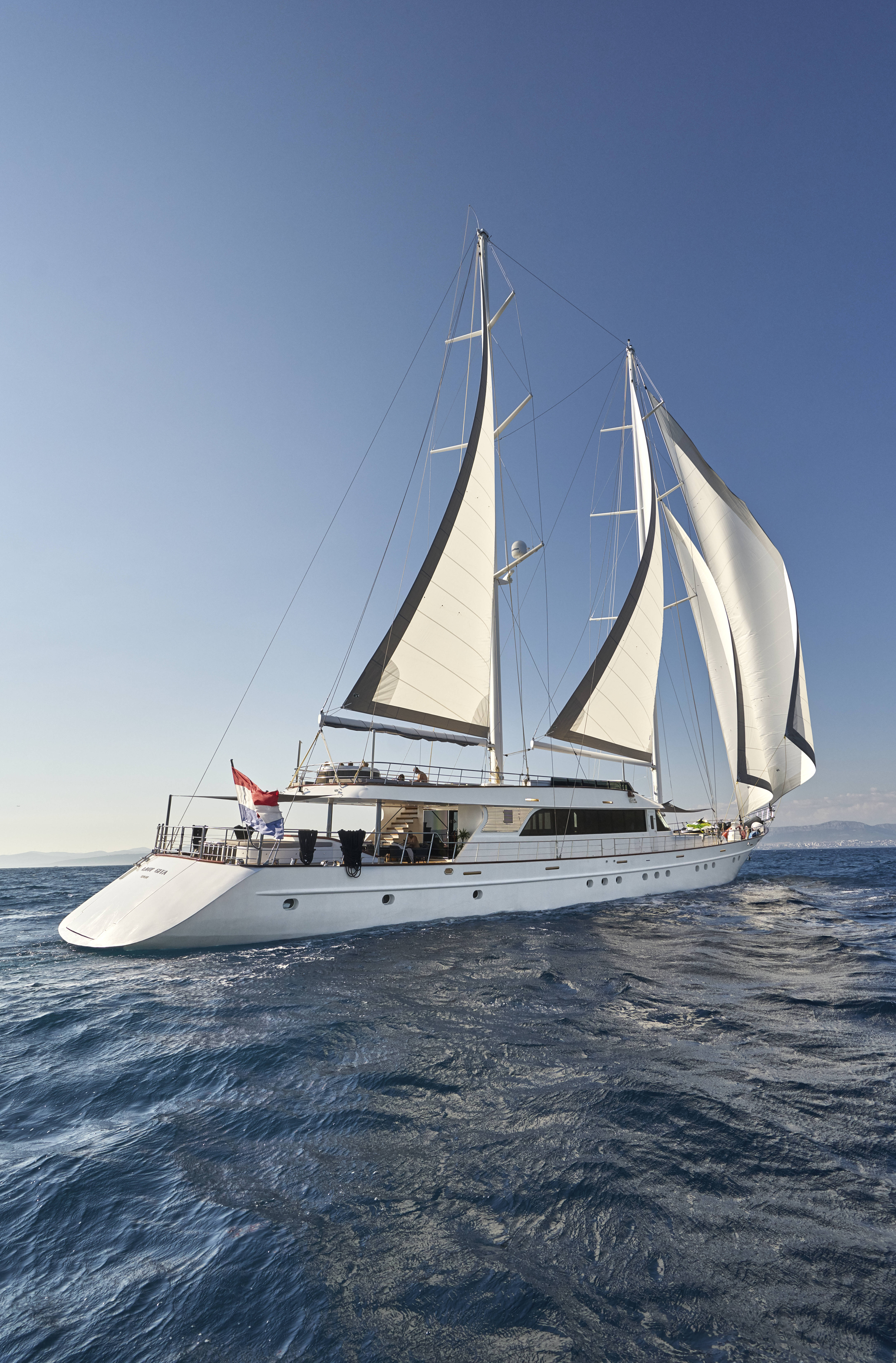 Luxury motor sailer Lady Gita