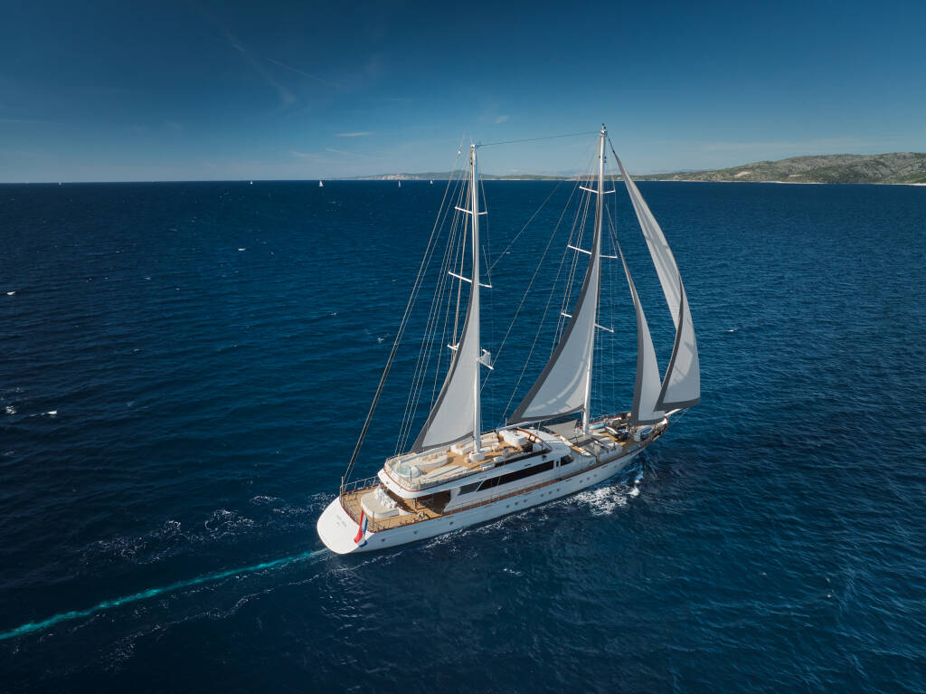 Luxury motor sailer Lady Gita