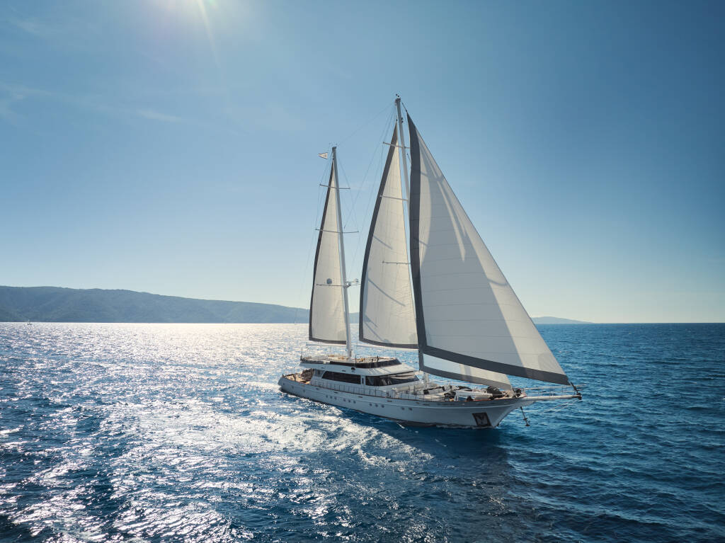 Luxury motor sailer Lady Gita