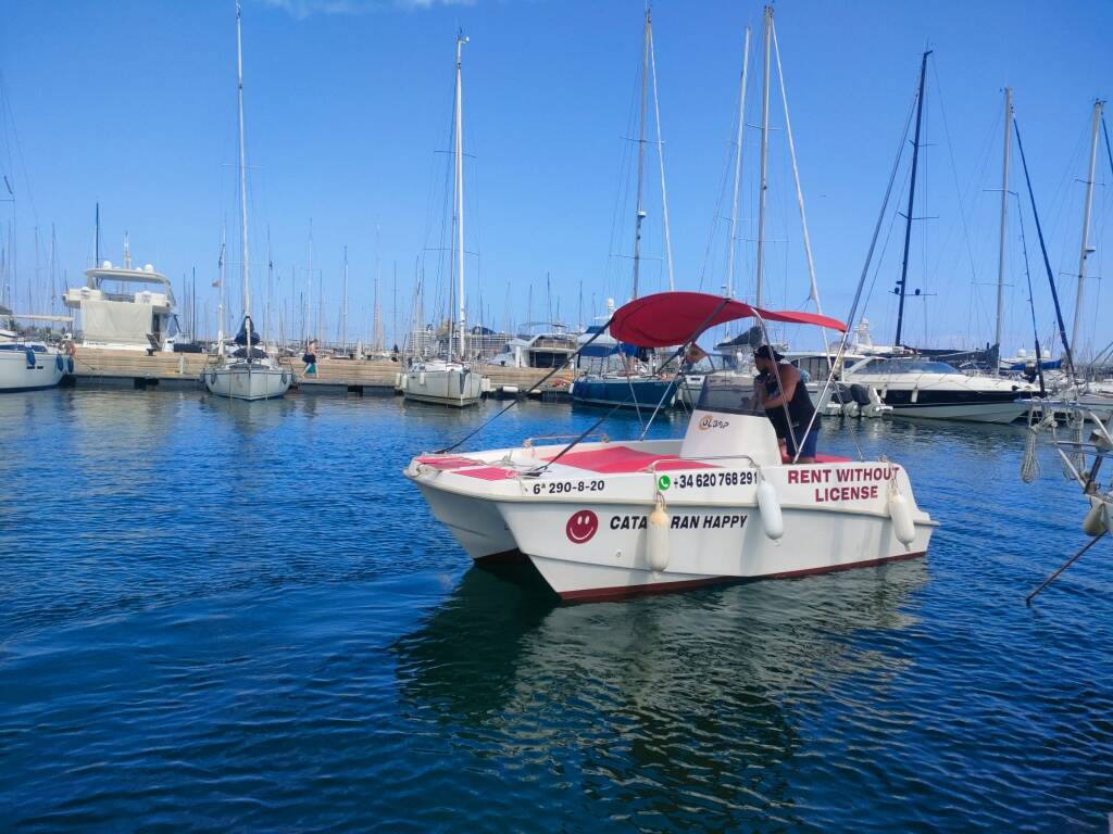 Motorboat Happy