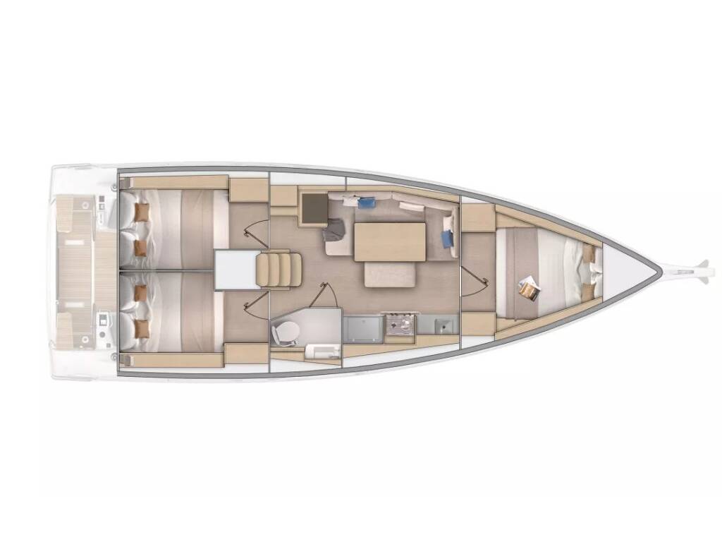 Oceanis 37.1 Aurora - Comfort line