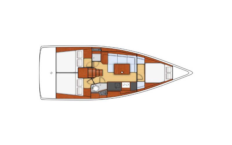 Oceanis 38 Kos 38.1