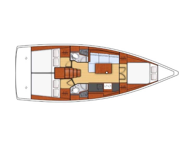 Oceanis 38.1 Era - Standard line