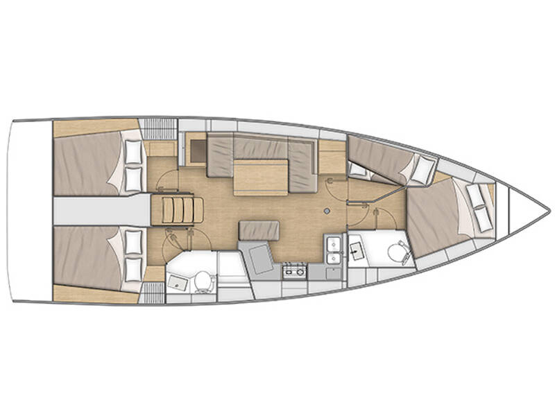 Oceanis 40.1  MAGNUM (Premium Specs: air condition, Electric WC, Inverter, Underwater lights)