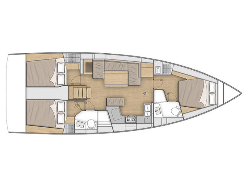 Oceanis 40.1  FERRARI (Premium Specs: air condition, pearl grey hull Electric WC, Inverter, Underwater lights)