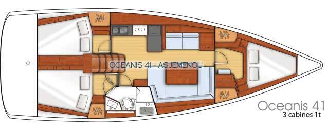 Oceanis 41 Asjemenou