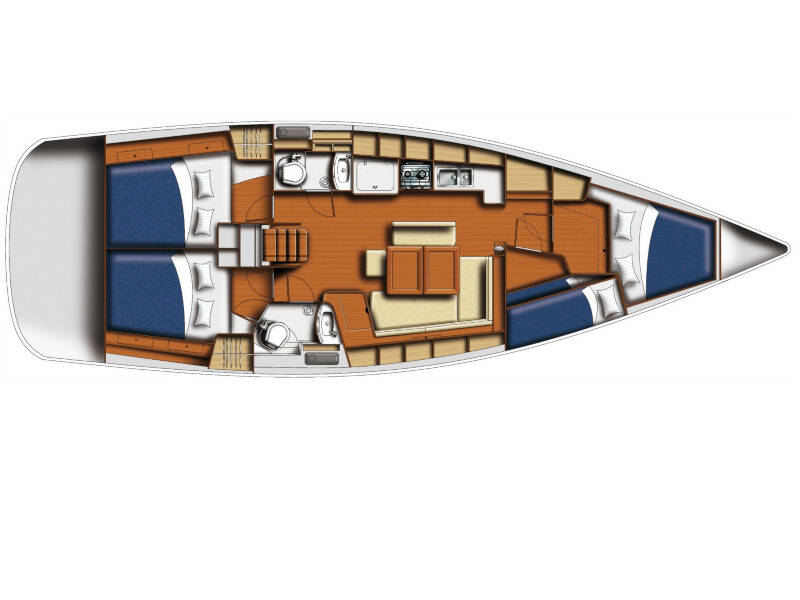 Oceanis 43 OASIS - | Bowthruster | Solar P 