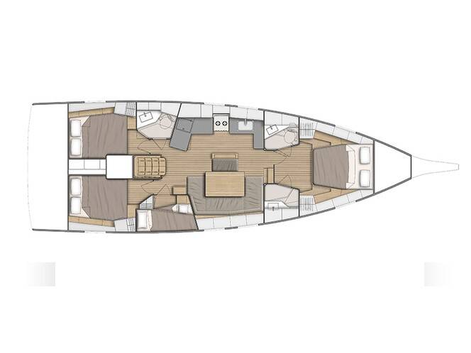 Oceanis 46.1 First Line NAIMA (first line, generator, air condition, full teak deck)