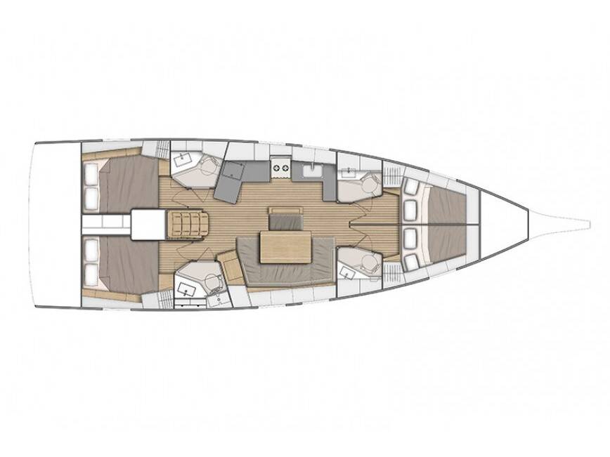 Oceanis 46.1 Nefele - Standard line