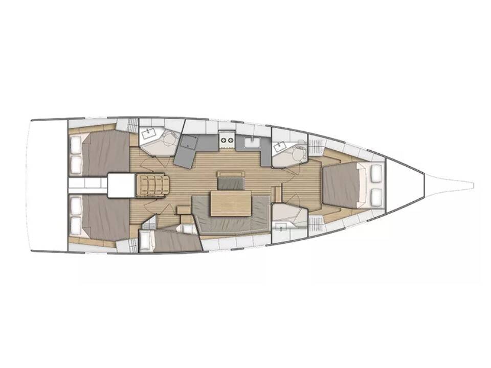 Oceanis 46.1  Fedra - Comfort line